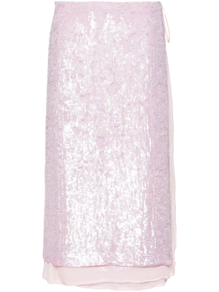 Gabriel sequinned wrap skirt-0