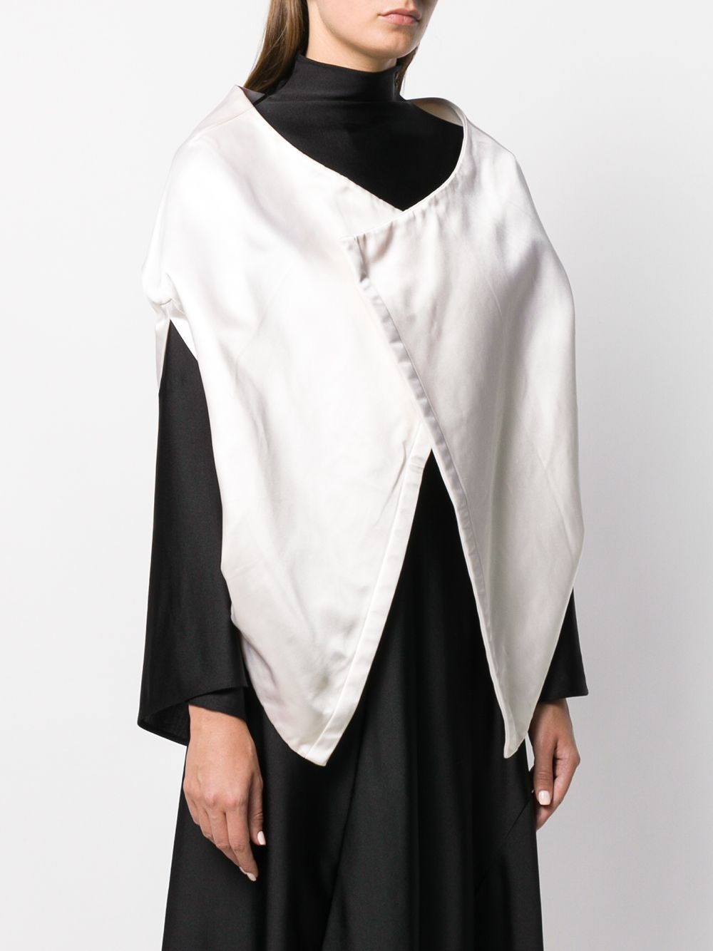 PRADA blouson raso white-2