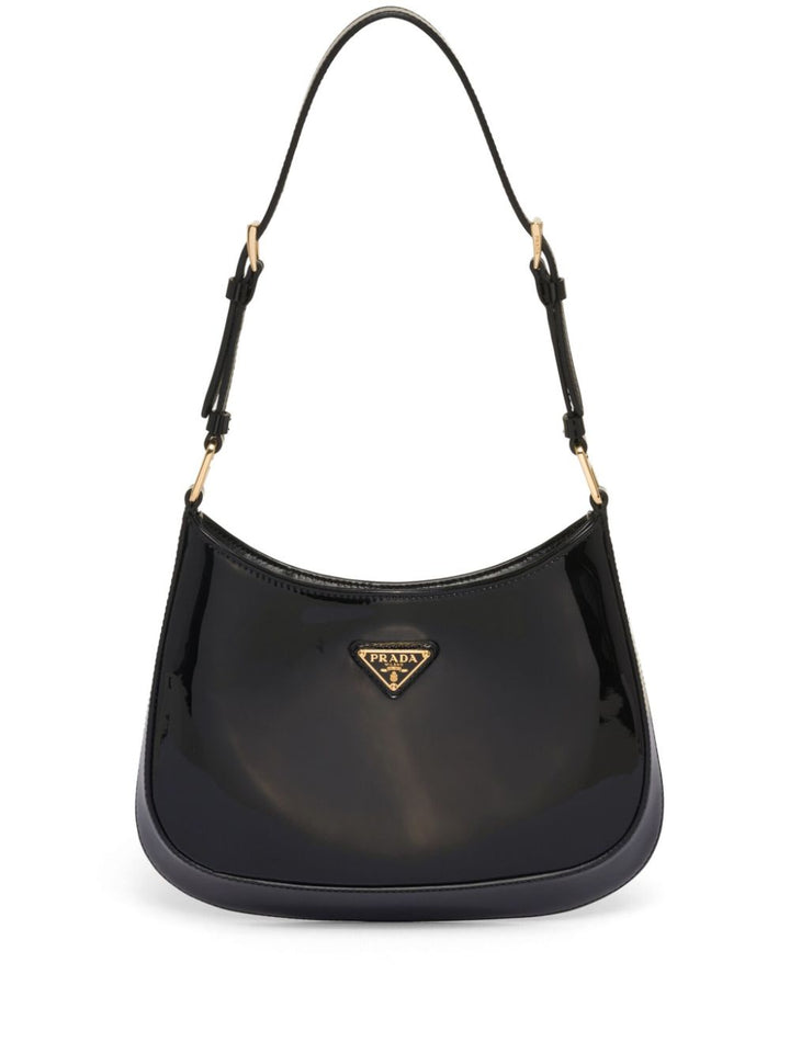 Cleo patent-leather shoulder bag-0