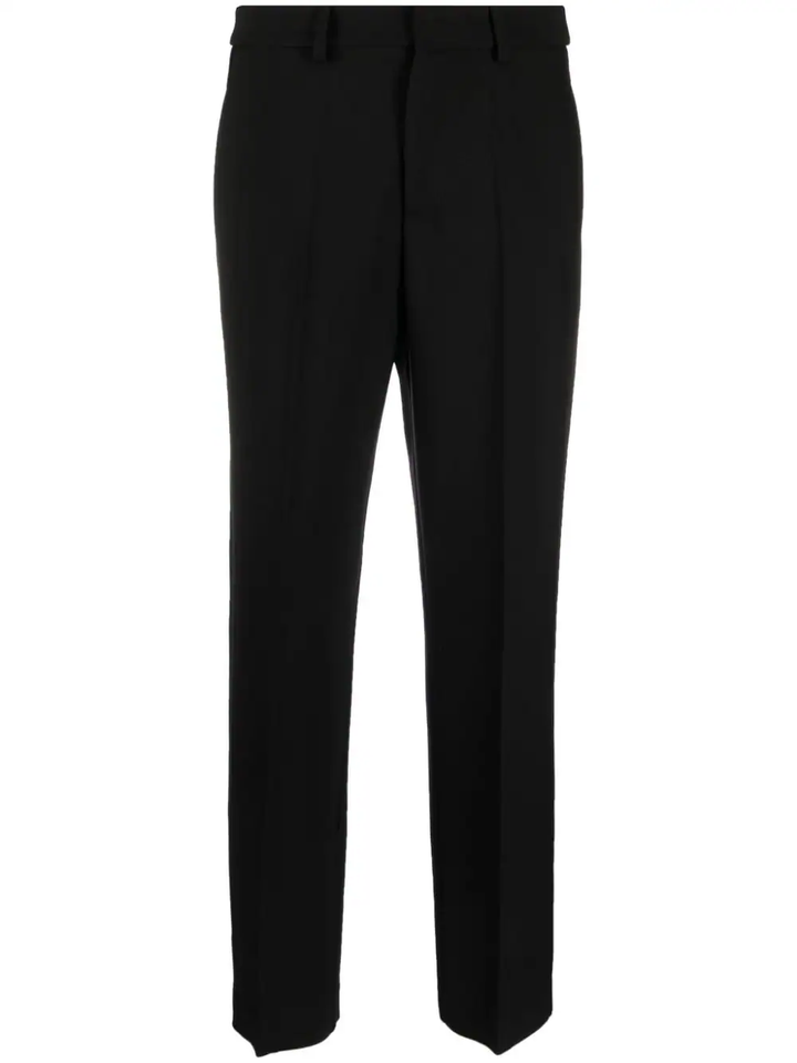 tapered-leg tailored trousers-0