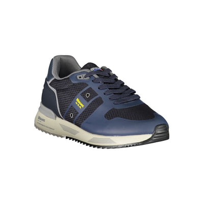 Blauer Dapper Blue Sneakers with Contrast Detailing