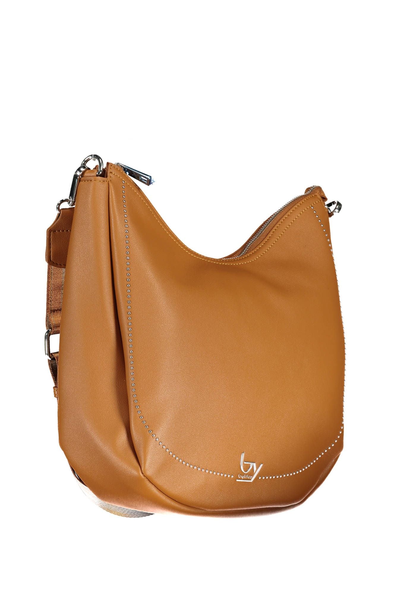 Byblos Chic Brown Handbag with Contrasting Details