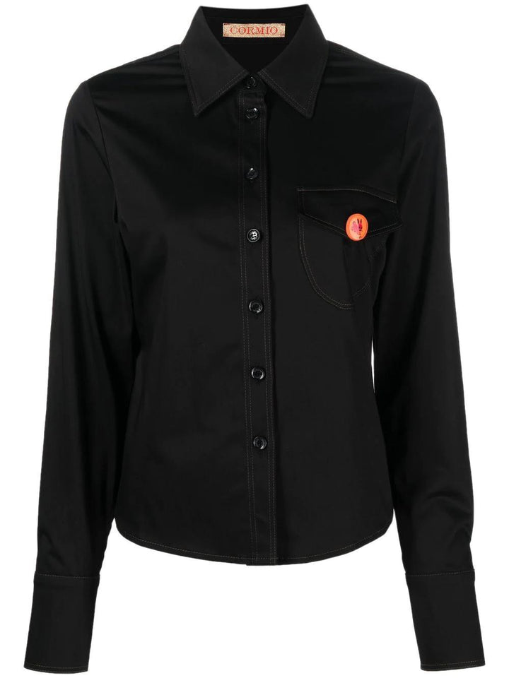 CORMIO Katy pin-badge shirt-0