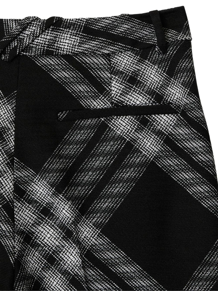 Vintage Check wool trousers-2