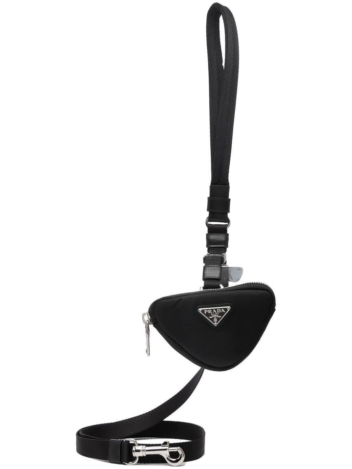 PRADA logo-plaque dog lead-0