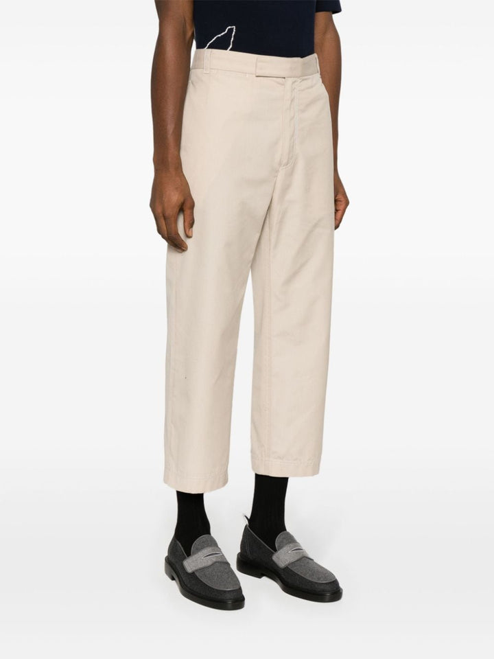 Typewriter Cloth straight trousers-3