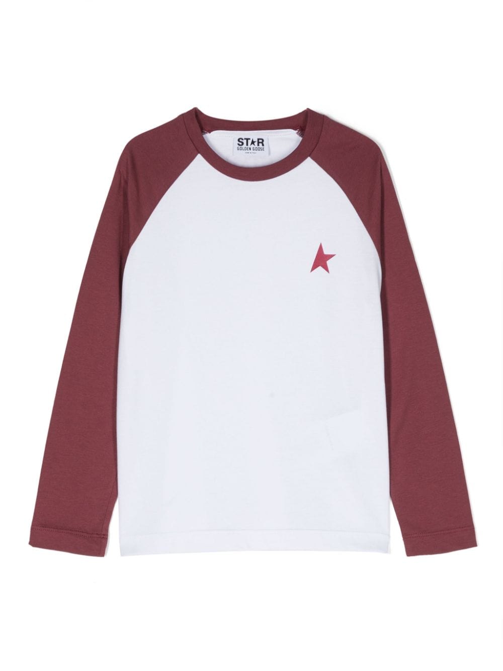 GOLDEN GOOSE KIDS star-print cotton T-shirt-0