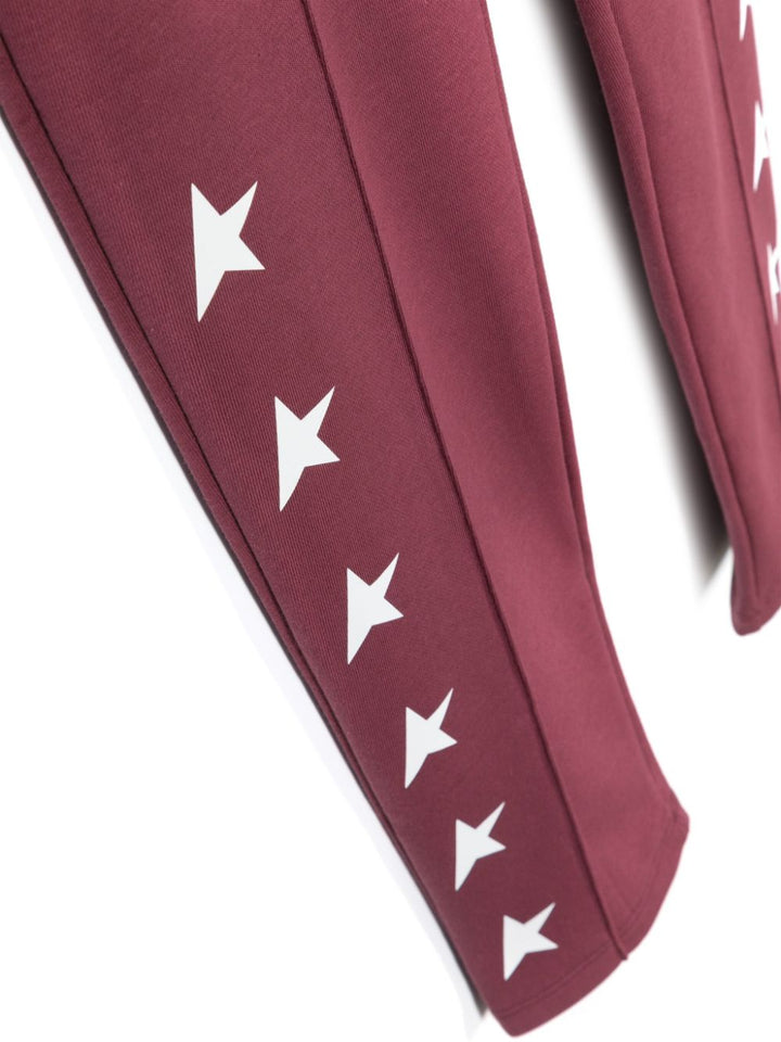 star-print jersey trousers-4