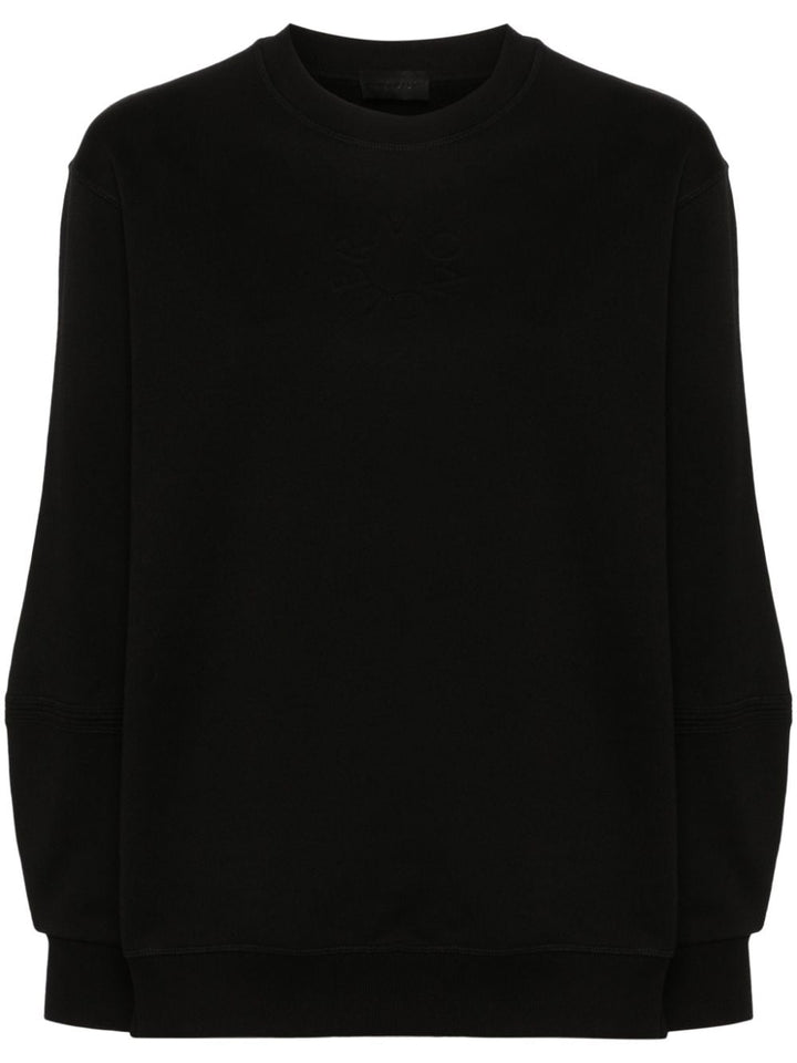 embossed-logo cotton sweatshirt-0