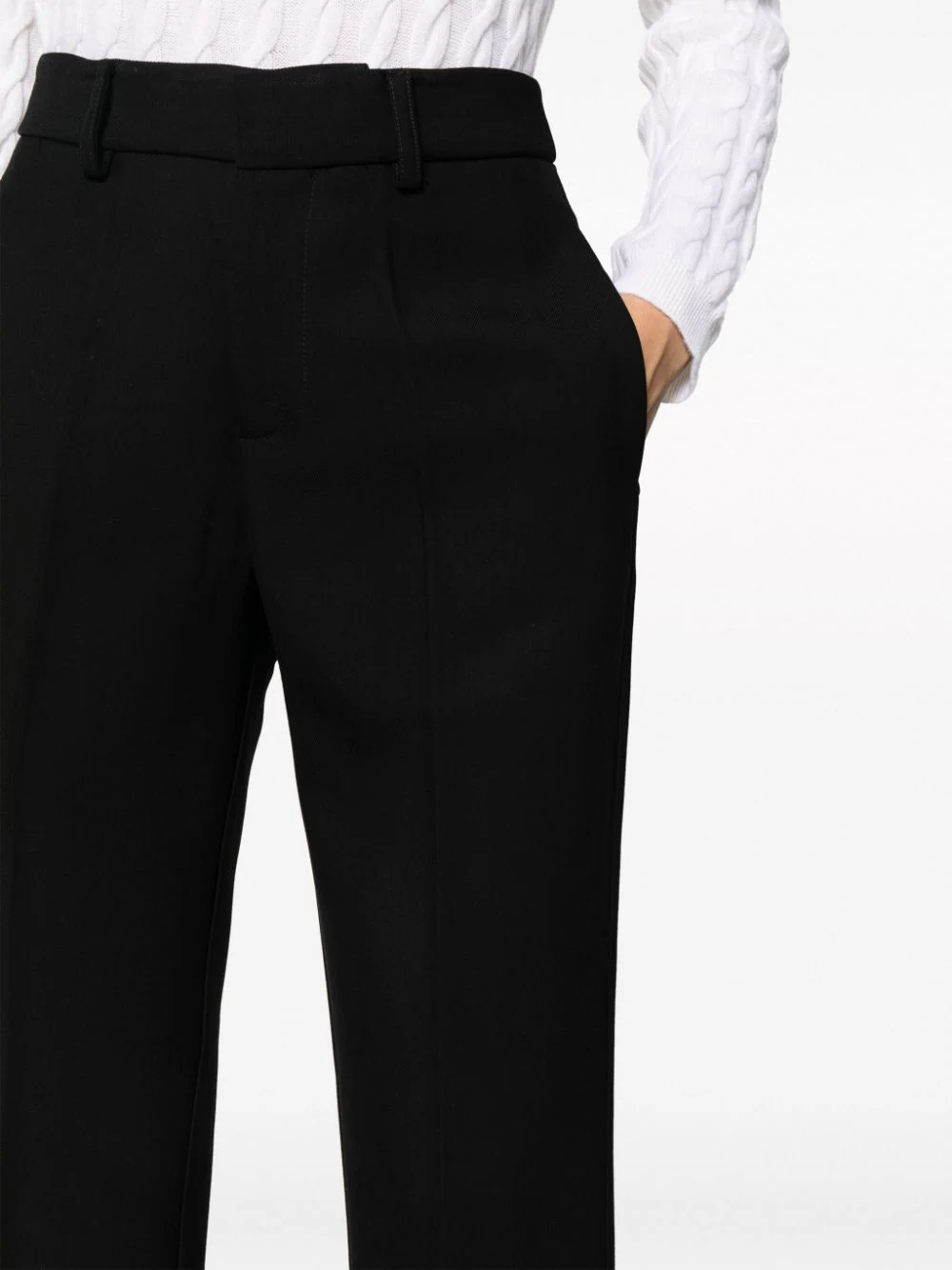 tapered-leg tailored trousers-4
