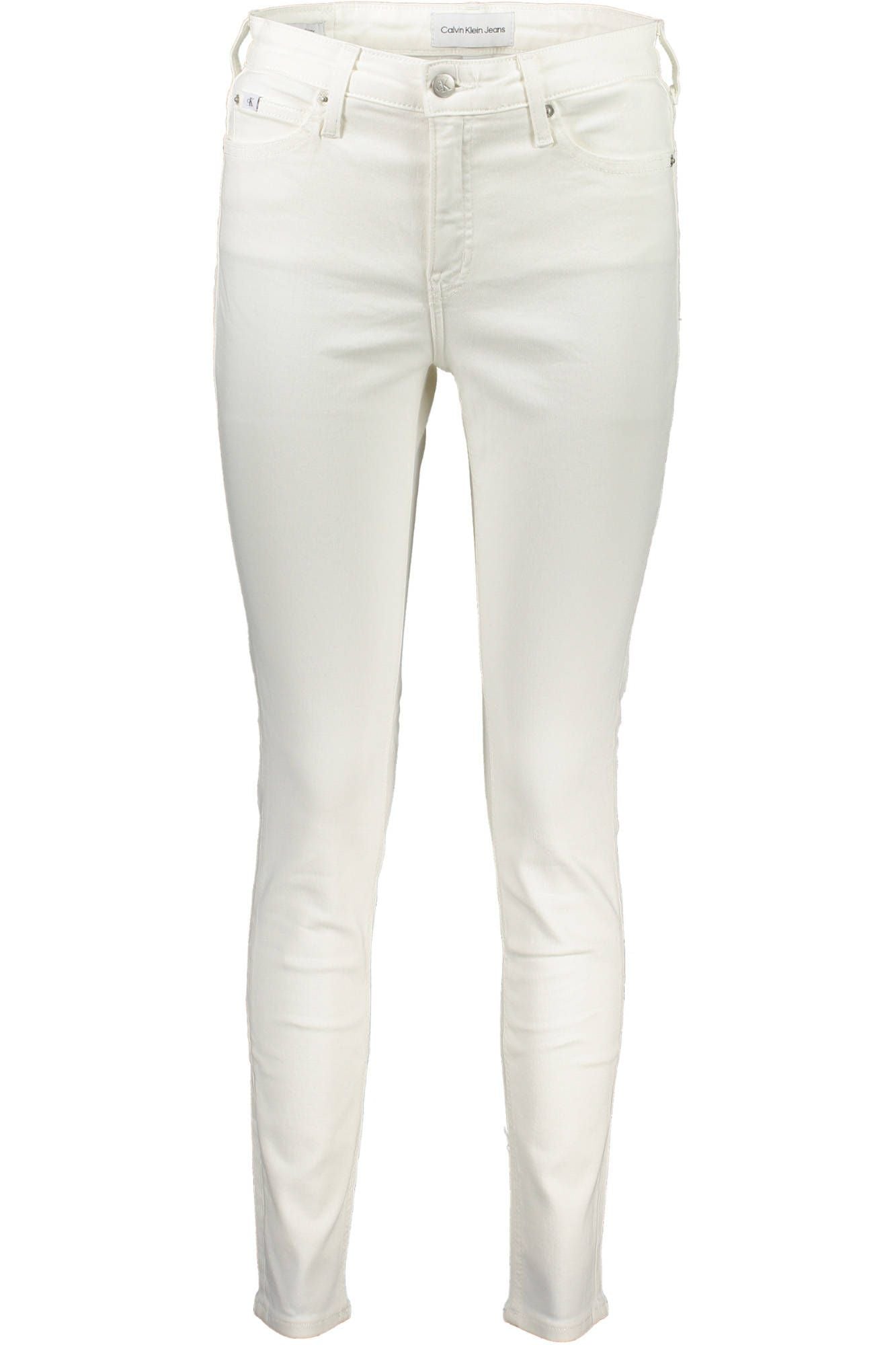 Calvin Klein  White Cotton Jeans & Pant