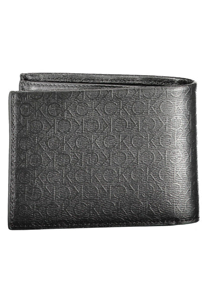 Calvin Klein Sleek Black Leather Wallet with RFID Protection