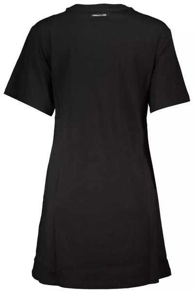 Cavalli Class Black Cotton Dress