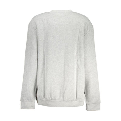 Cavalli Class Gray Cotton Sweater
