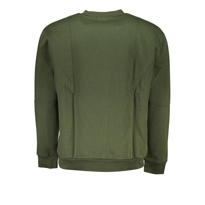 Cavalli Class Green Cotton Sweater