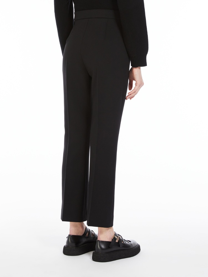 Nepeta ankle-length trousers in wool crepe-8