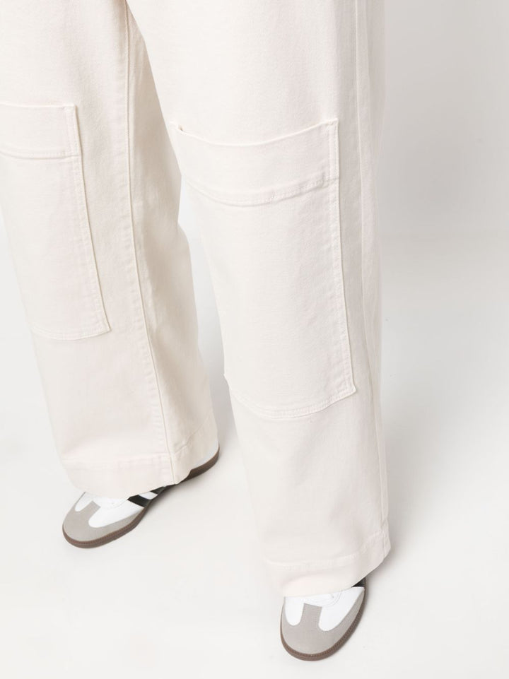 PAROSH low-rise wide-leg jeans-15