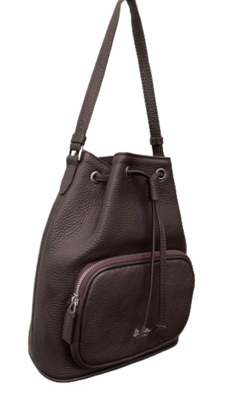 LA ROSE BORSA SACCHETTO GRANDE BLU REALE-8