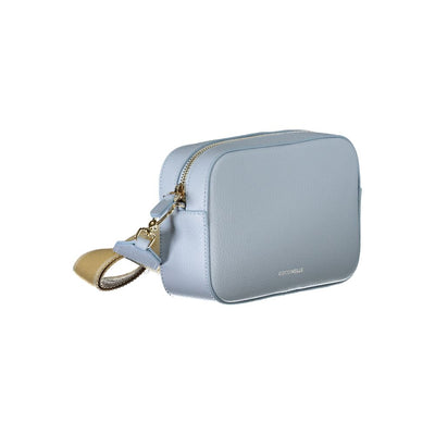 Coccinelle Light Blue Leather Handbag