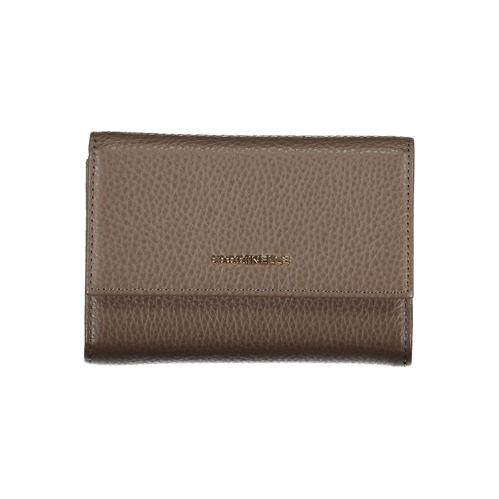 Coccinelle Elegant Triple Compartment Leather Wallet