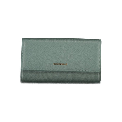 Coccinelle Elegant Green Leather Double Wallet