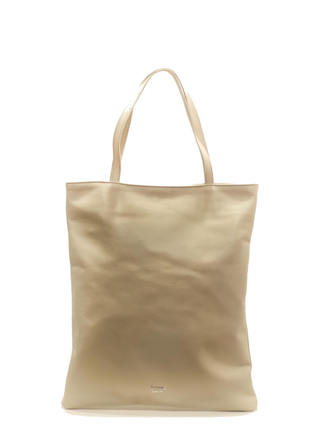 LA ROSE leather tote bag ivory-3