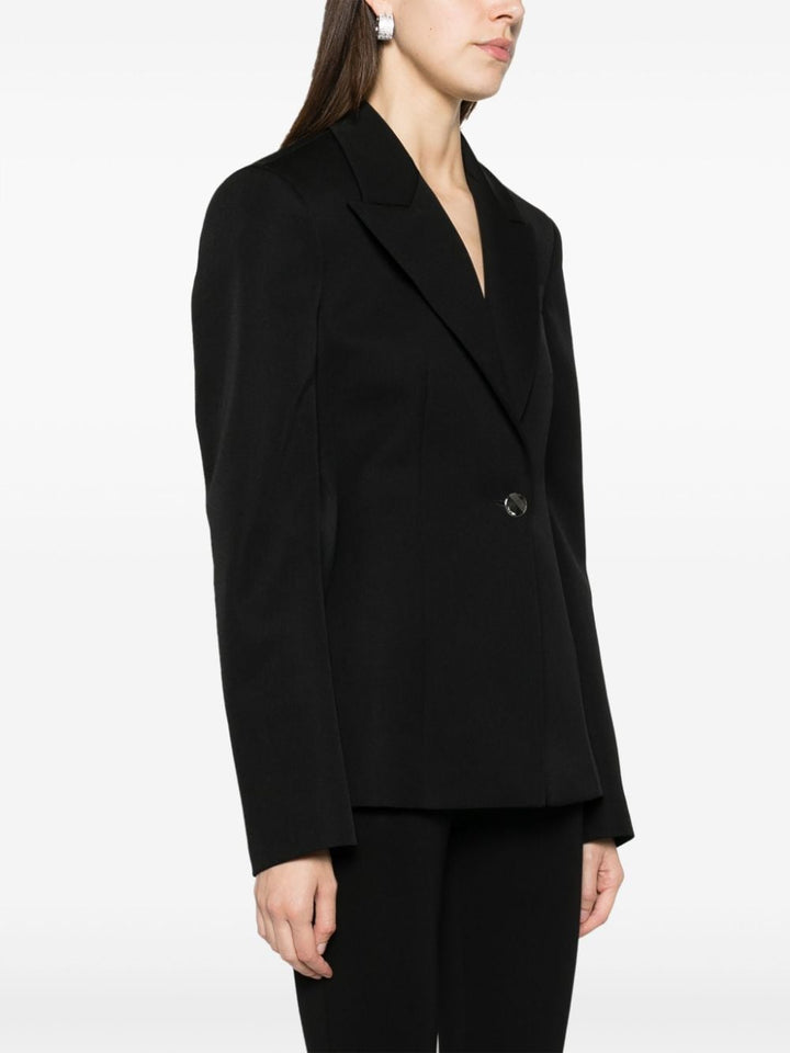 single-breasted virgin wool blazer-2