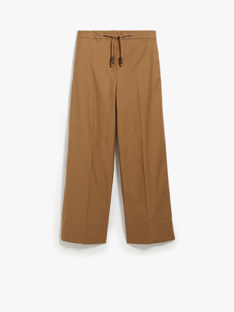 Ottavo waterproof twill trousers-0
