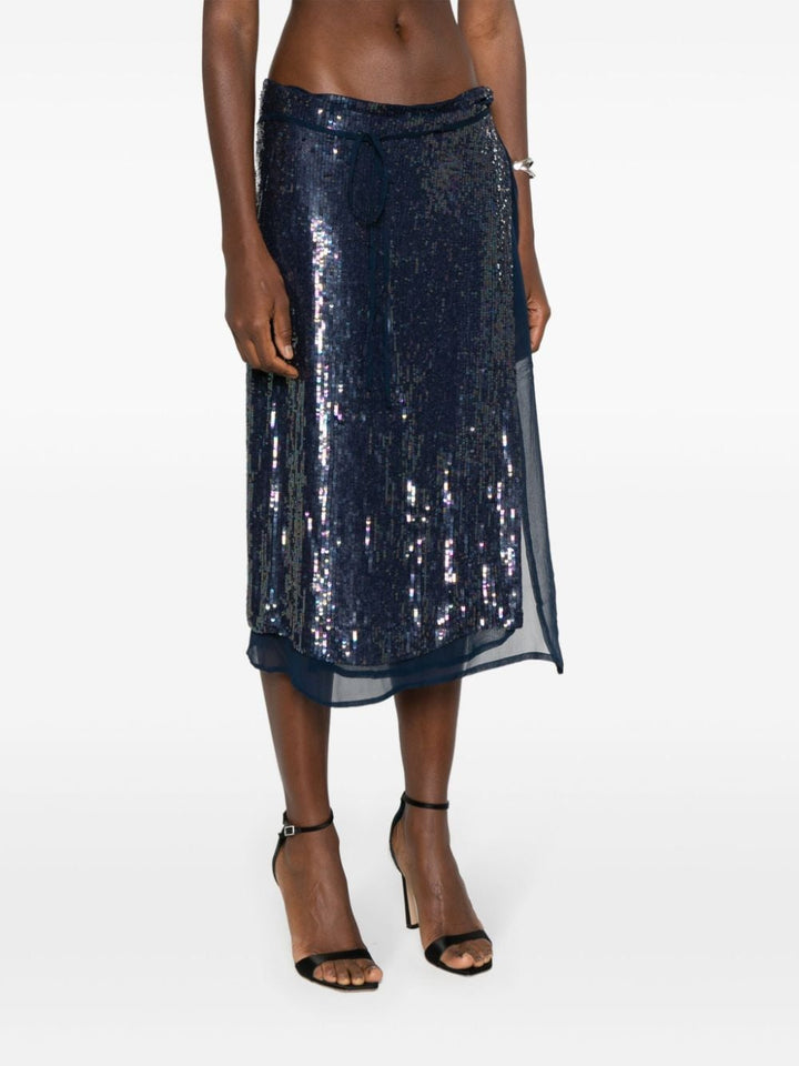 Gabriel sequinned wrap skirt-15