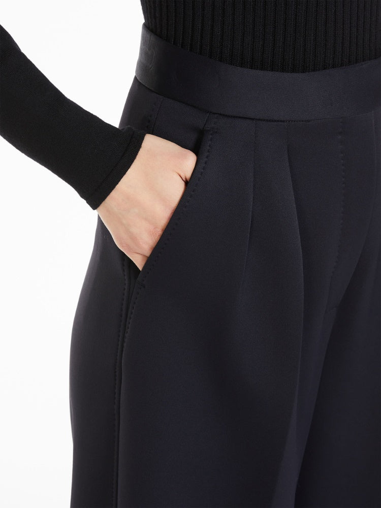 Zinnia scuba jersey flare trousers-8