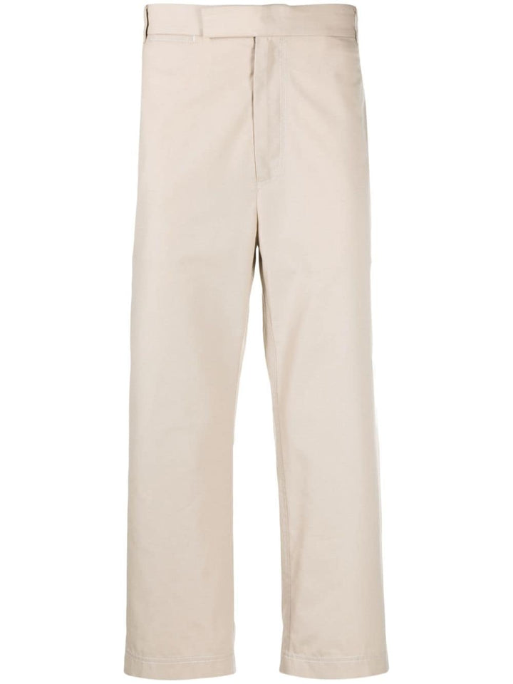Typewriter Cloth straight trousers-0