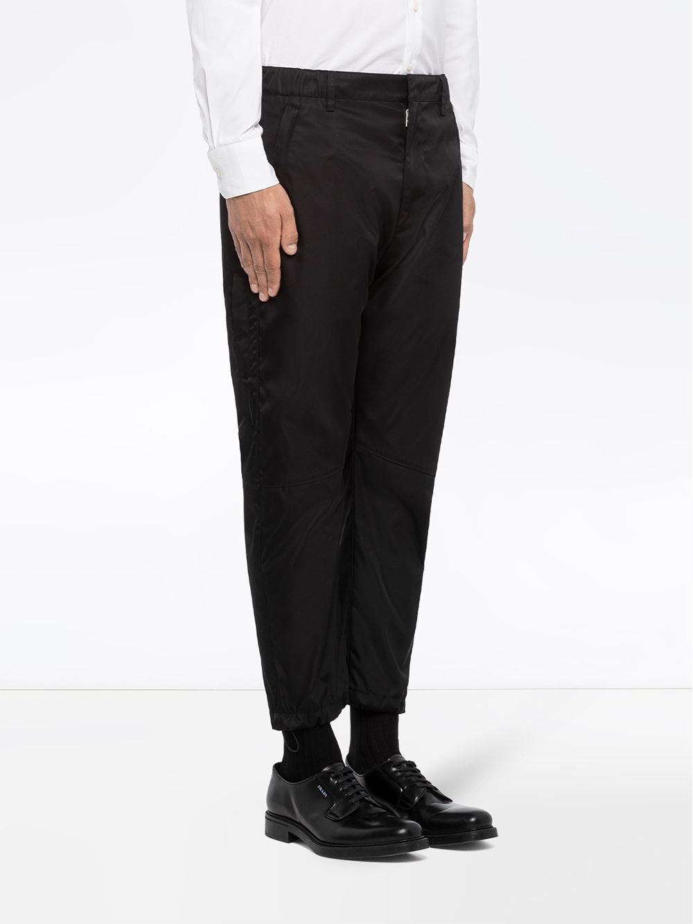 Re-Nylon cropped trousers-3