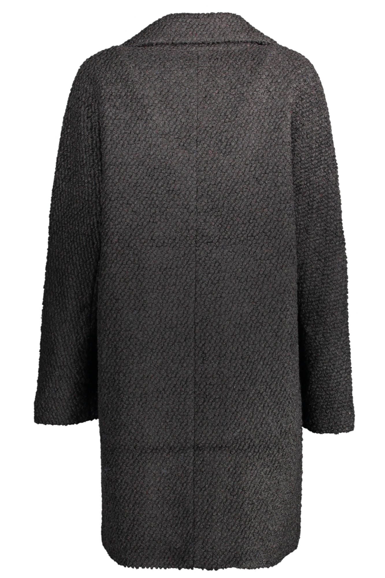 Desigual Black Polyester Jackets & Coat