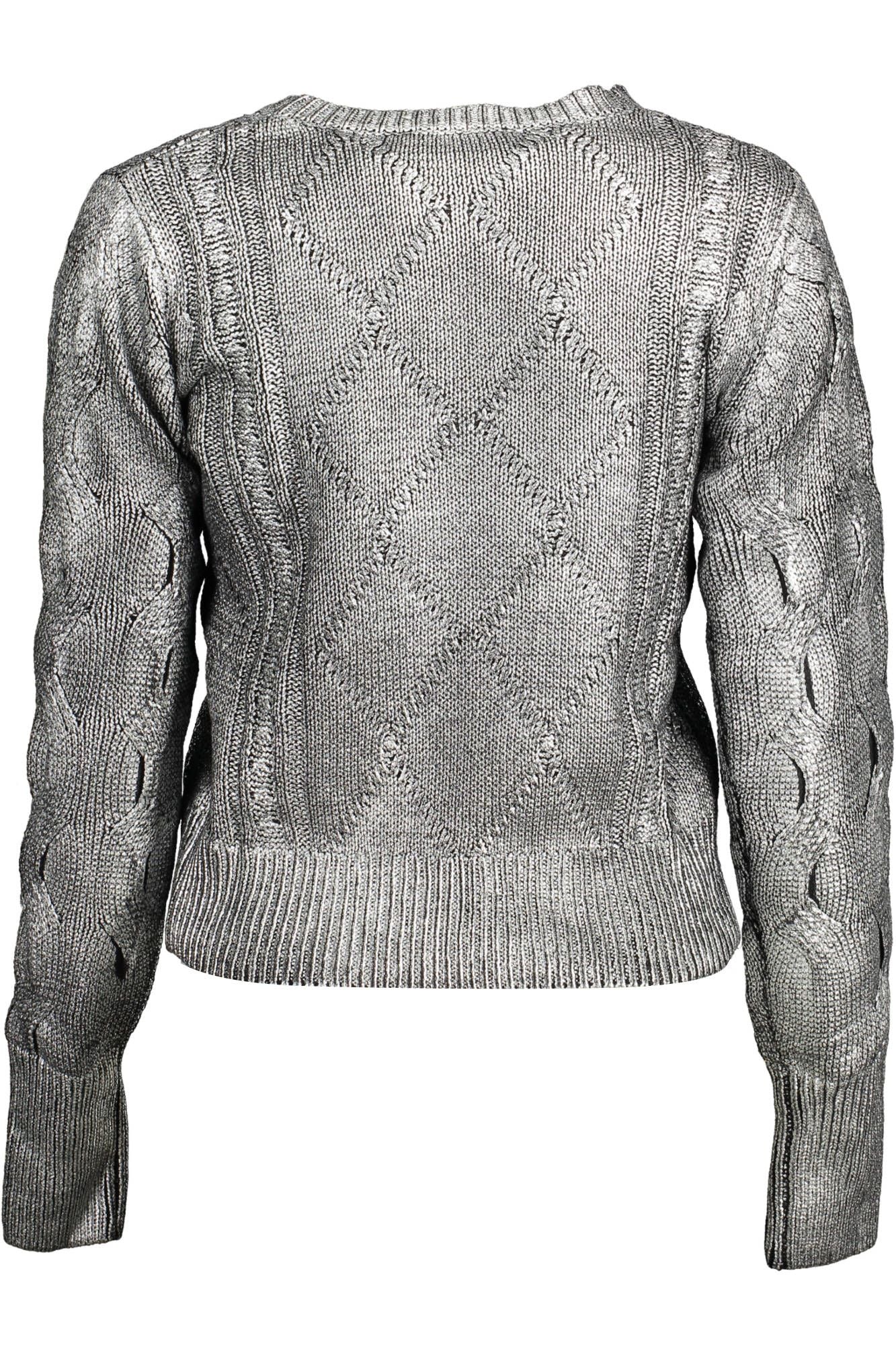 Desigual Silver Cotton Sweater