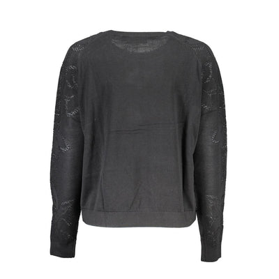 Desigual Black Cotton Sweater