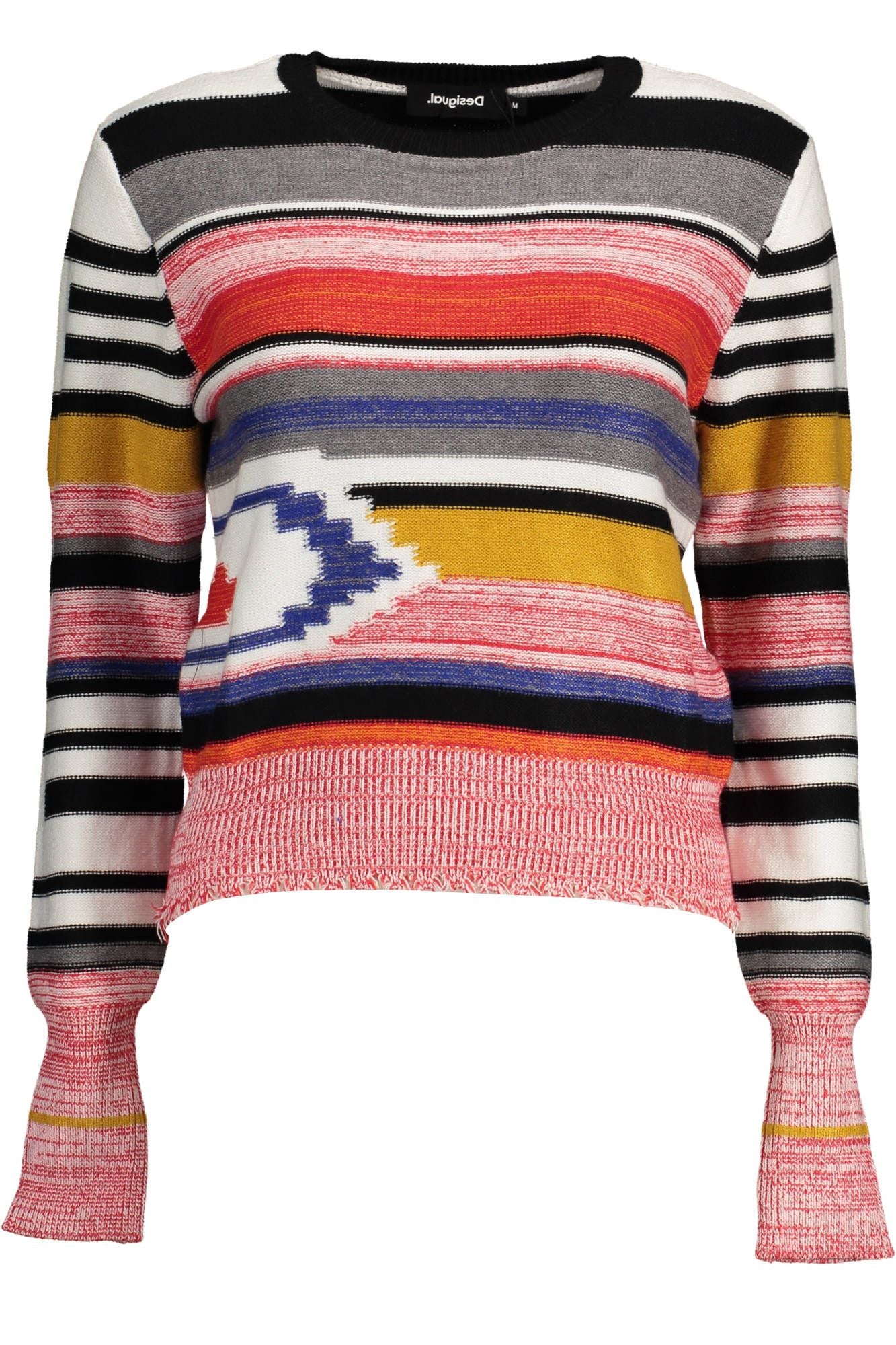 Desigual Pink Polyester Sweater