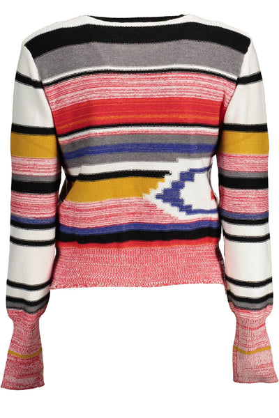 Desigual Pink Polyester Sweater