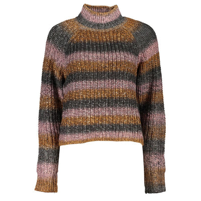 Desigual Chic Turtleneck Sweater with Contrast Details