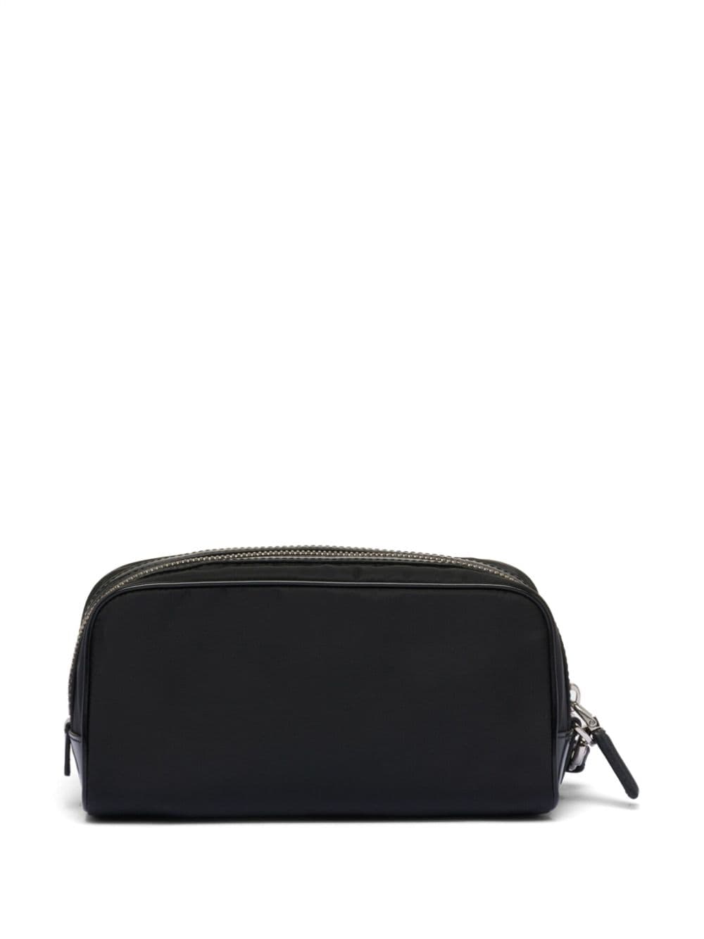 logo-plaque zipped wash bag-1