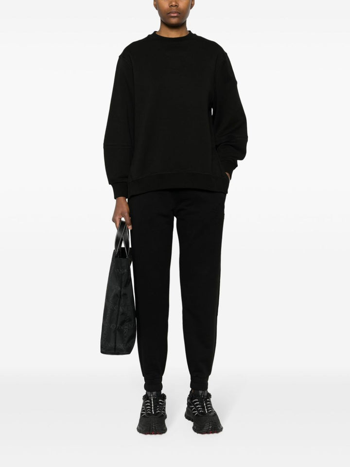 embossed-logo cotton sweatshirt-1