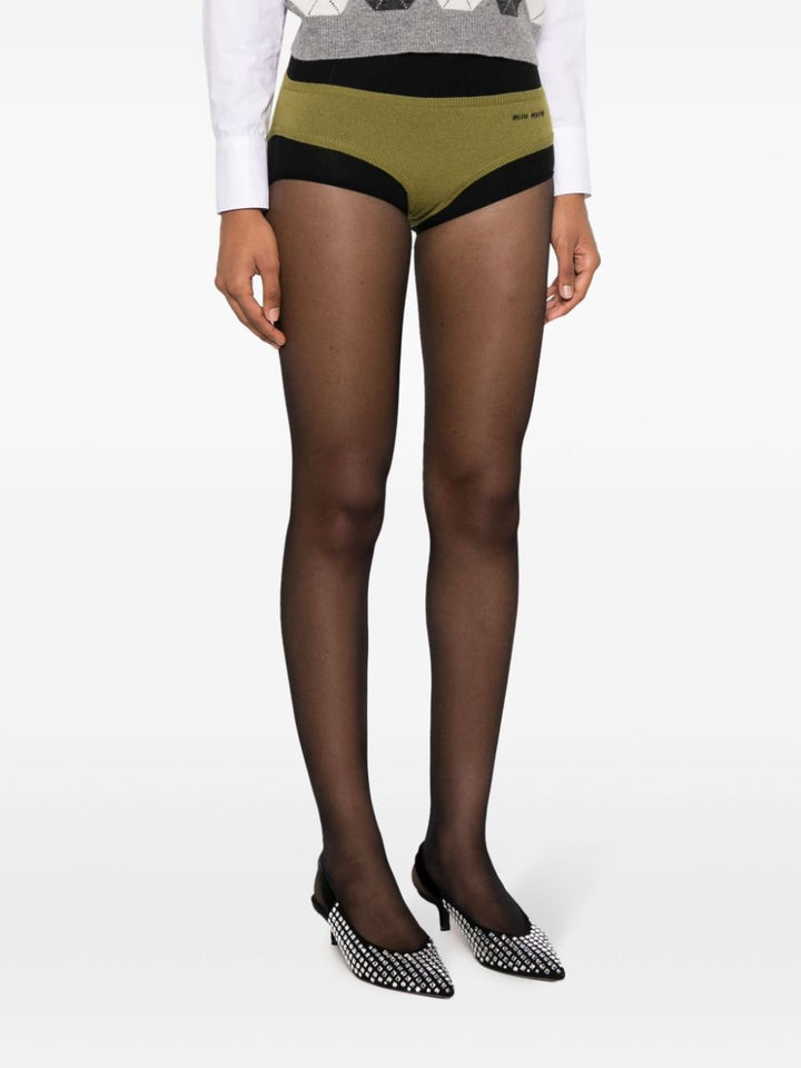 knitted mini shorts-9