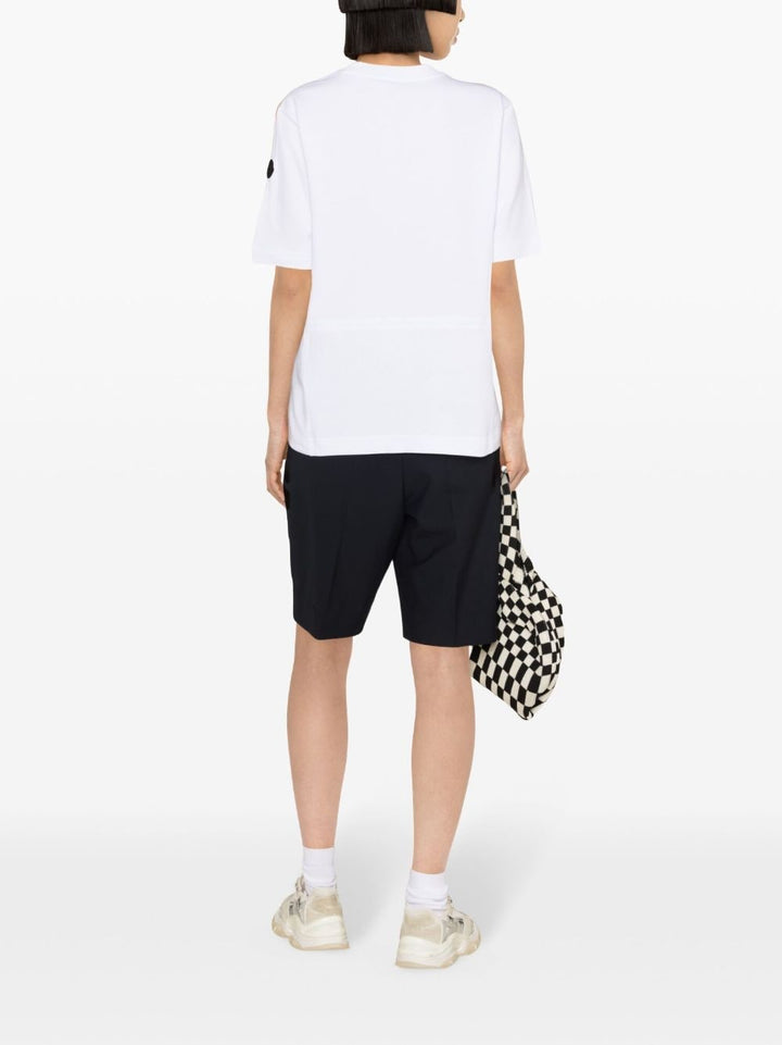 embossed-logo cotton T-shirt-4