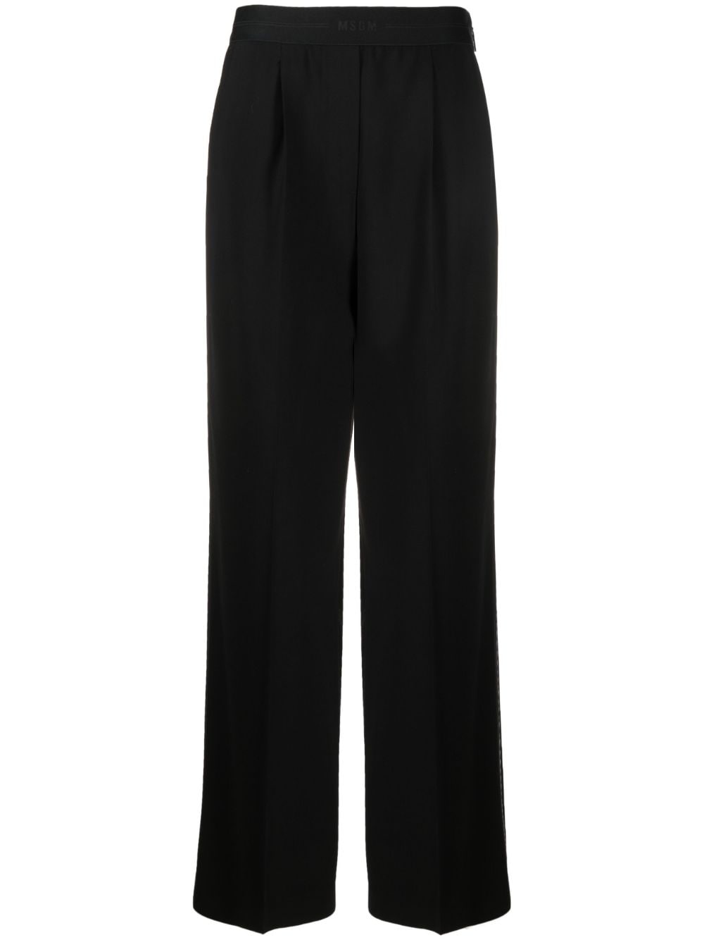 MSGM wide-leg high-waist trousers-2