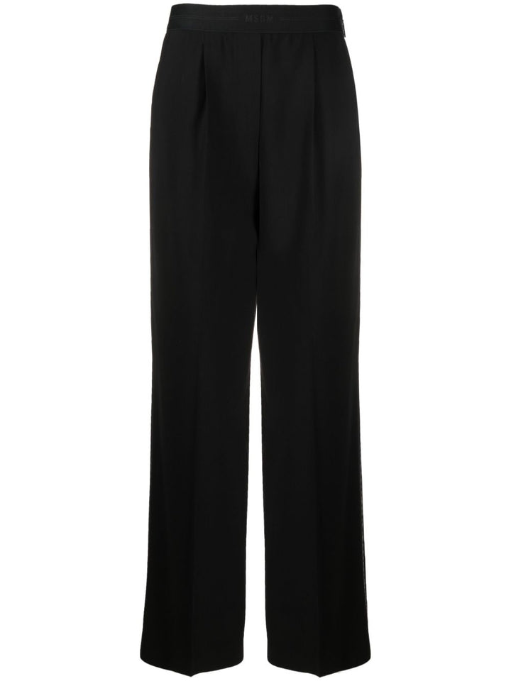 MSGM wide-leg high-waist trousers-2