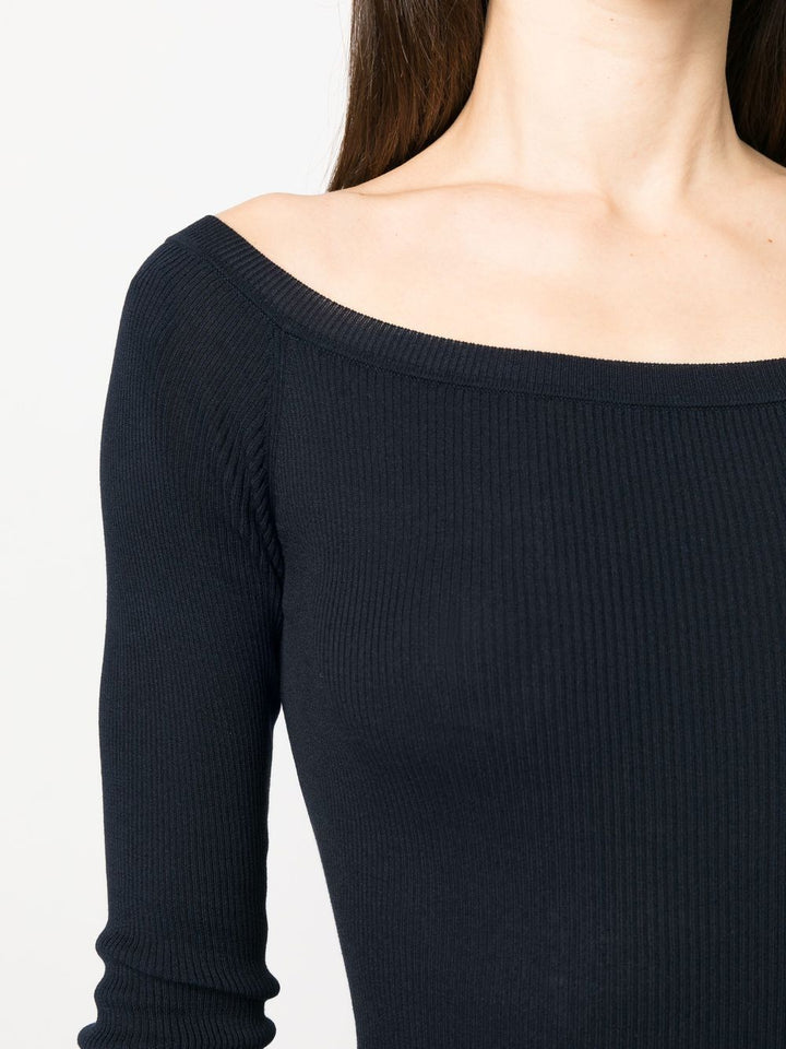 fine-ribbed jumper-17