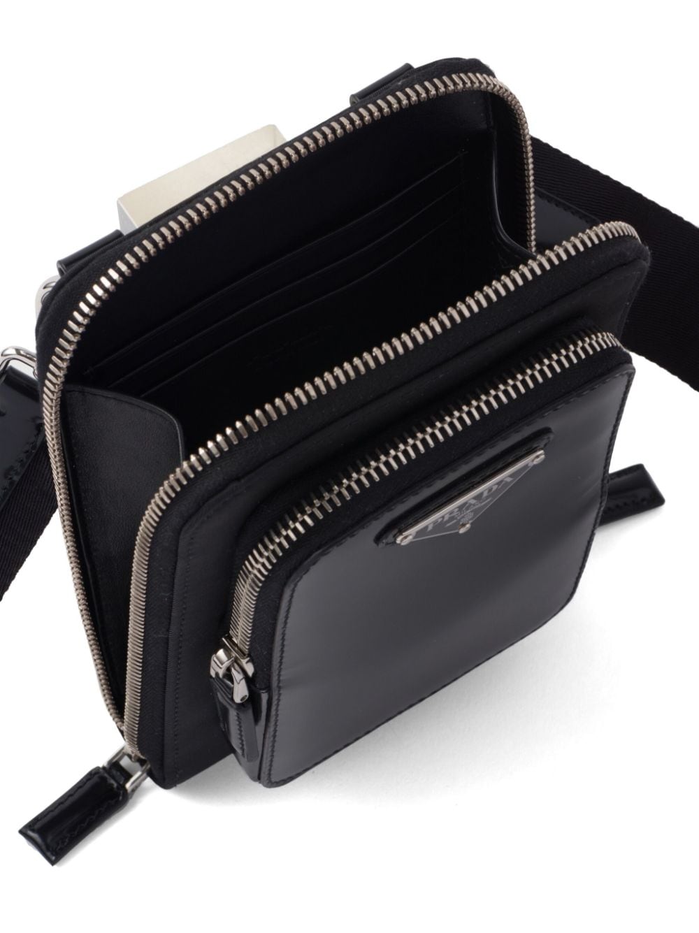 triangle-logo panelled smartphone case-3