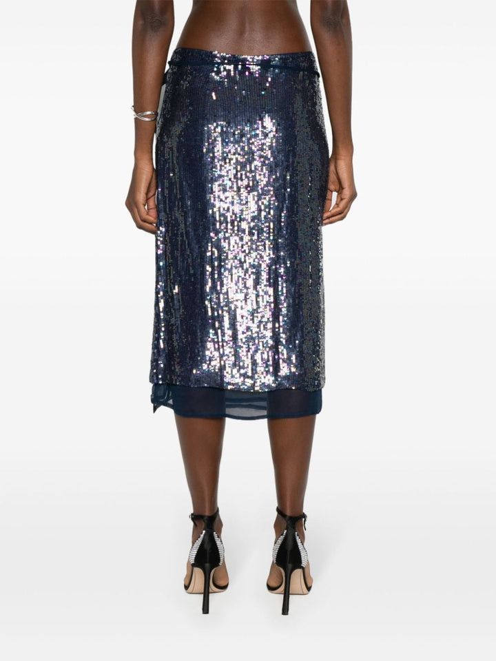 Gabriel sequinned wrap skirt-11