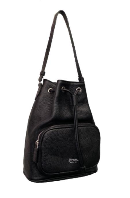 LA ROSE BORSA SACCHETTO GRANDE BLU REALE-11