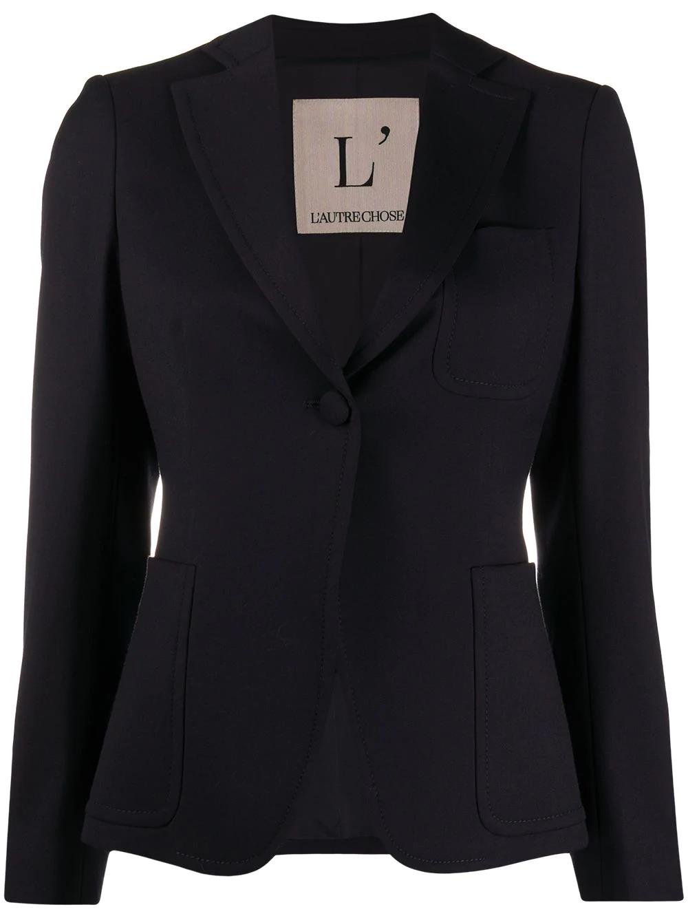 L'AUTRE CHOSE single-breasted slim blazer-0