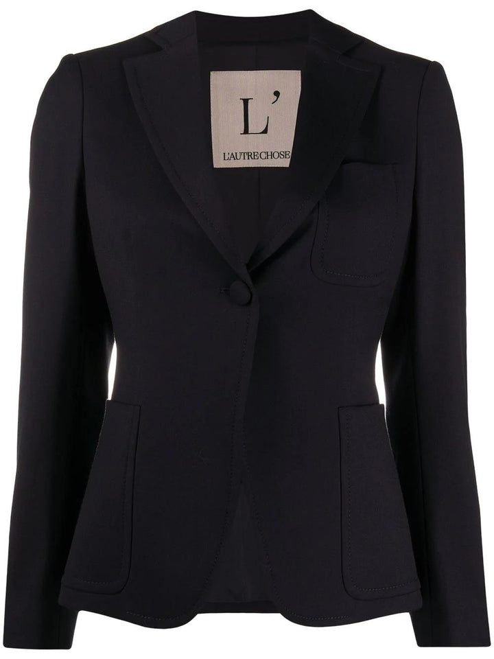 L'AUTRE CHOSE single-breasted slim blazer-0